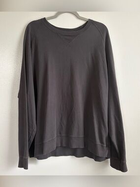 L.L.Bean Men’s Crewneck Pullover Sweatshirt Gray Slightly Fitted XL